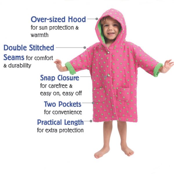 AM PM Kids Muslin Hooded Robe Feature Details