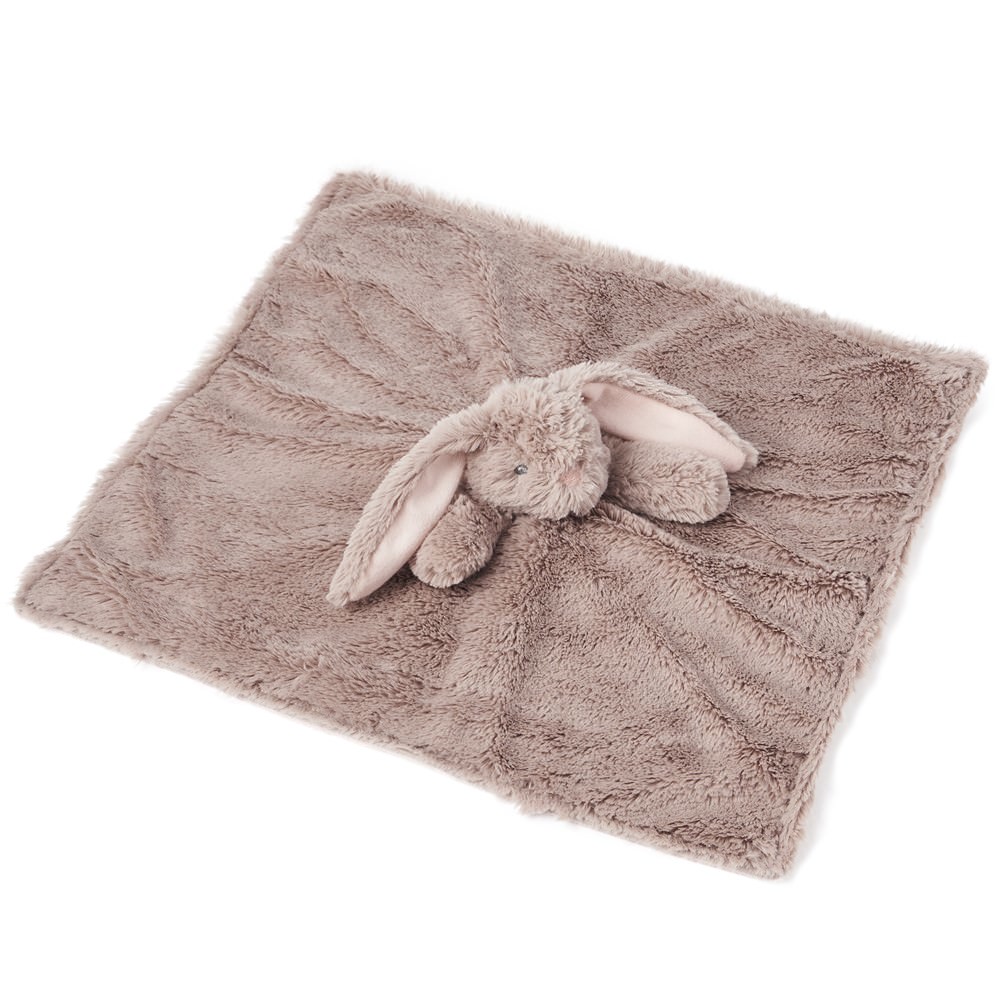 Elegant Baby Brown Bunny Blankie 15 x 15 Stitch Sensations