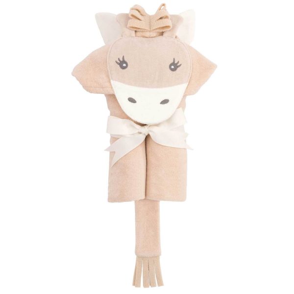 Elegant Baby Giraffe Hooded Towel