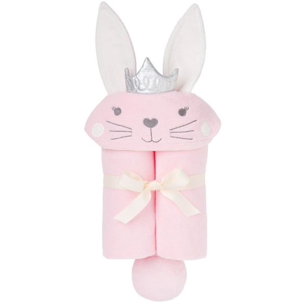 Elegant Baby Princess Bunny Hooded Towel