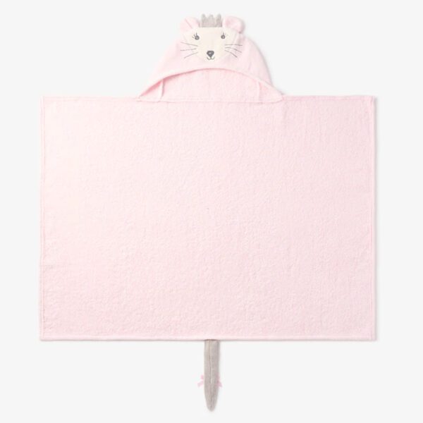Elegant Baby princess mouse hooded towel bath wrap for babies