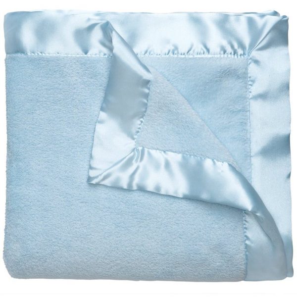 Elegant Baby Blue Coral Fleece Blanket