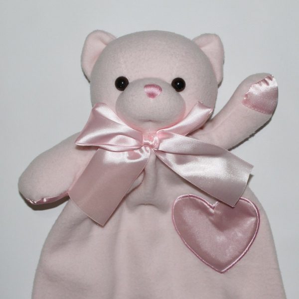 Imperfect Pink Bear Lovie #001